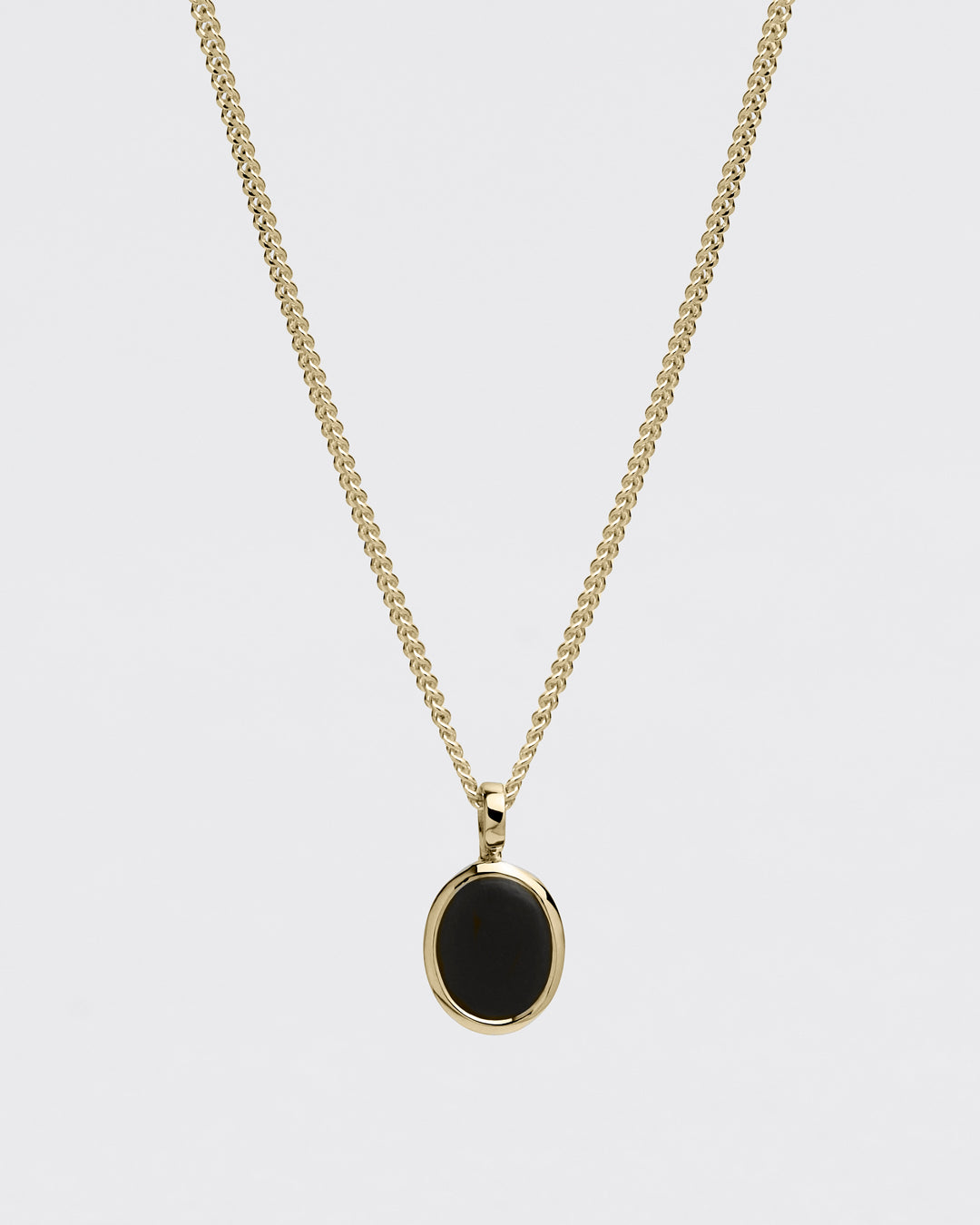 Gold Portrait Pendant // Onyx - Westhill