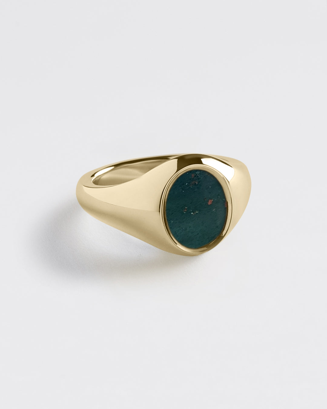 Gold Portrait Signet Ring - Bloodstone - Westhill