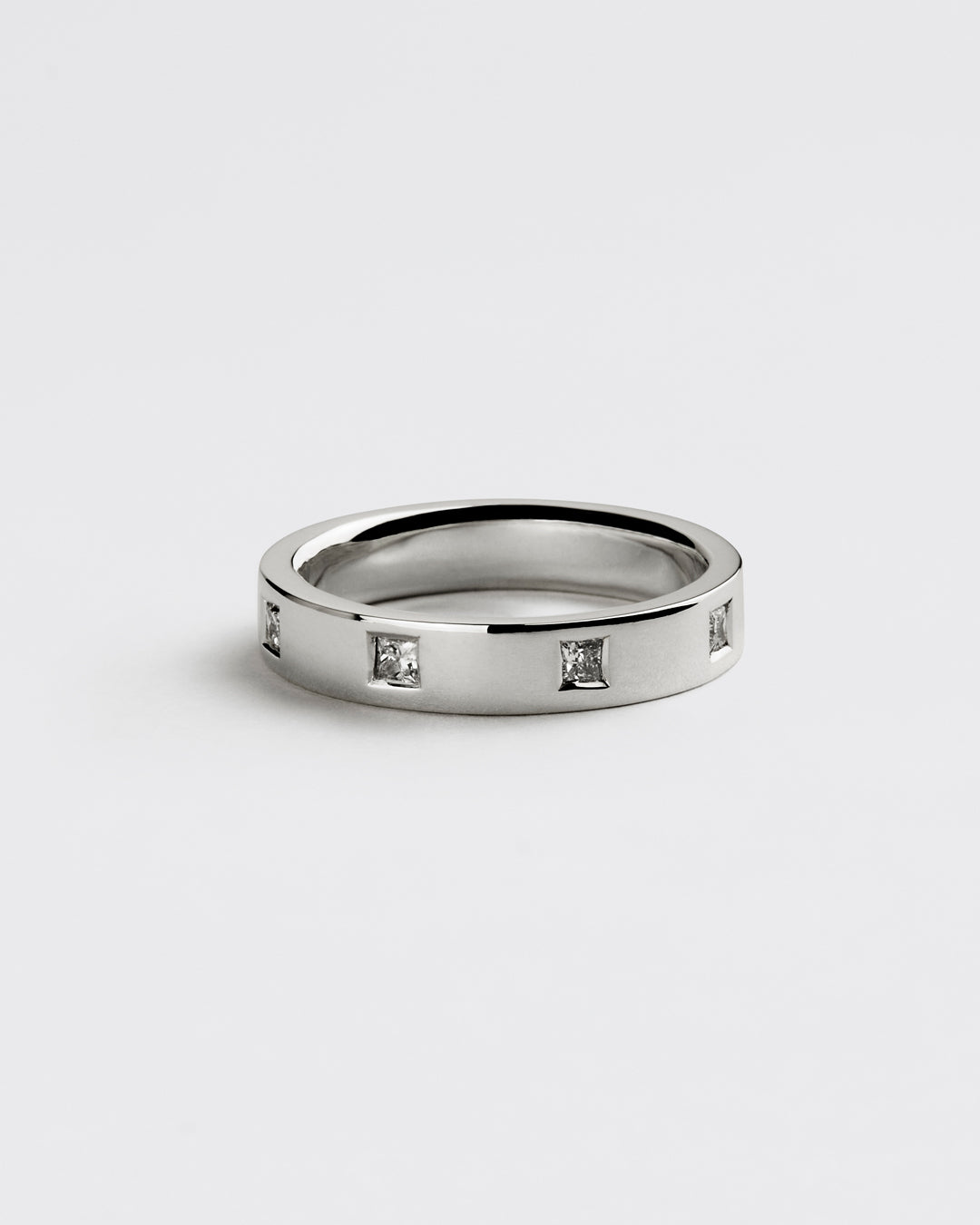 Westhill Silver Diamond Pattern Ring