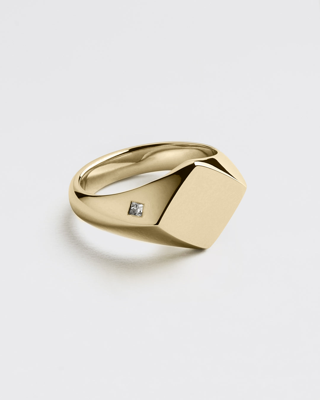Westhill Gold Diamond Signet Ring