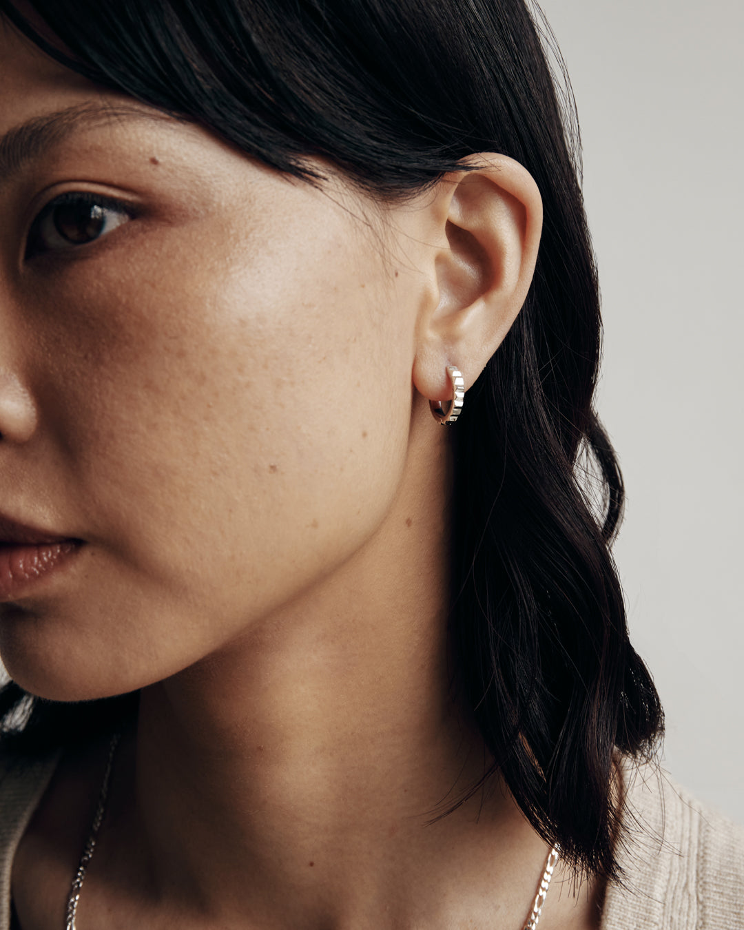Westhill White Gold Shortrake Earring