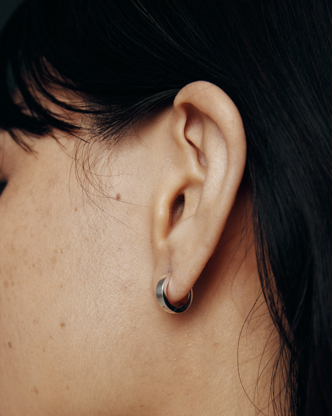 Westhill White Gold Square Earring