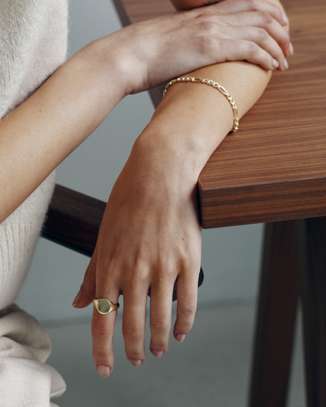 Gold Portrait Signet Ring - Westhill