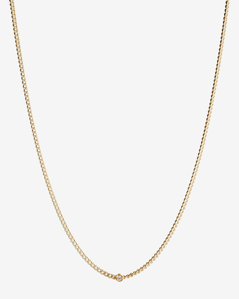 Gold diamond on sale necklace mens