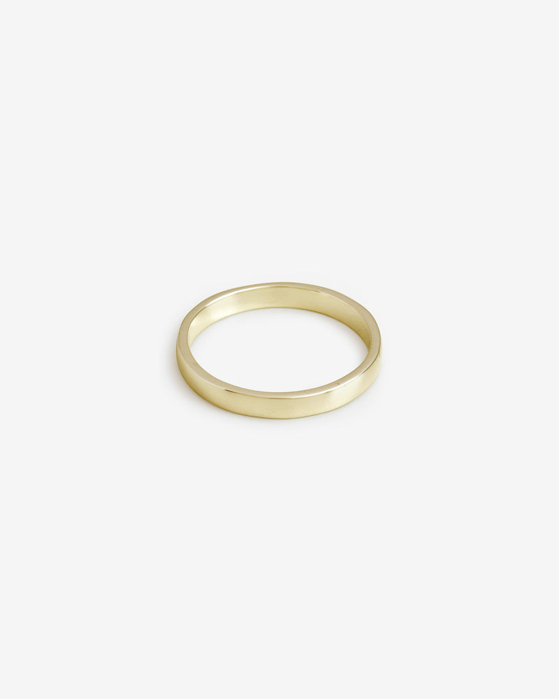 Wedding Band - Gold Square Band 3mm - Westhill