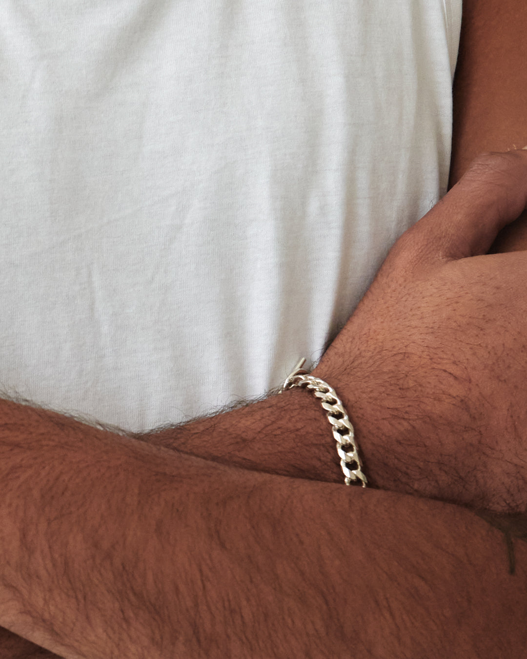 Westhill Silver Curb XL Bracelet