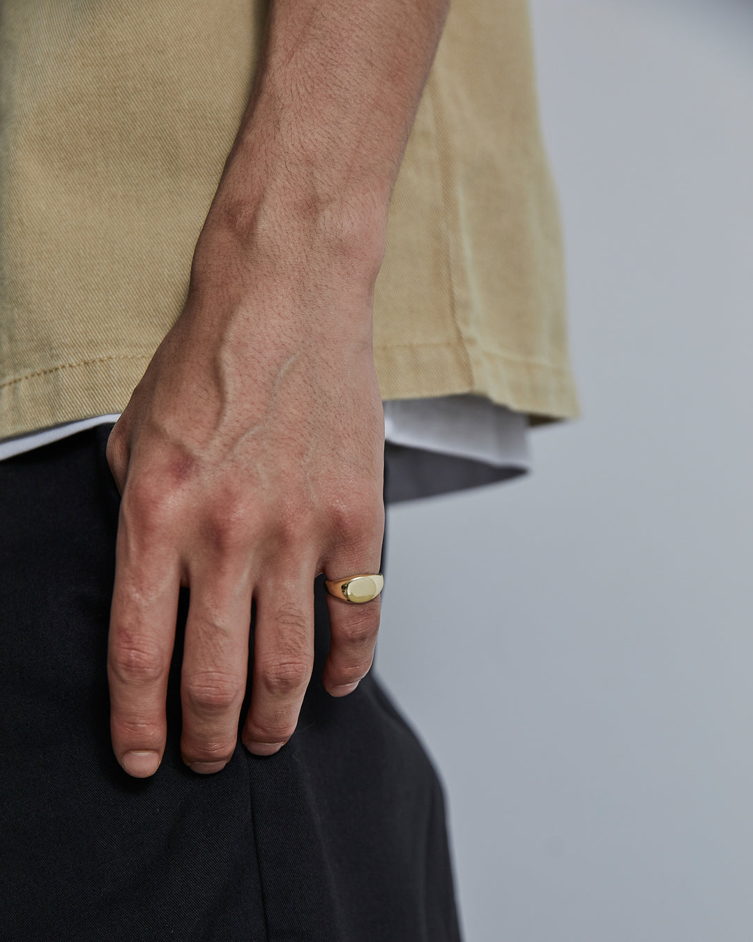 Gold Mid Signet Ring - Westhill