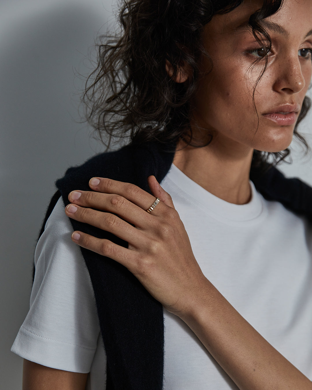 Silver Shortrake Ring - Westhill Jewellery