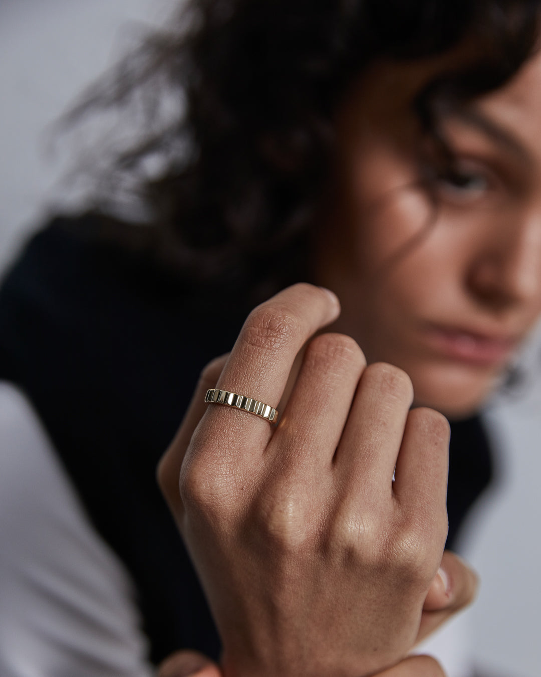 Silver Shortrake Ring - Westhill Jewellery