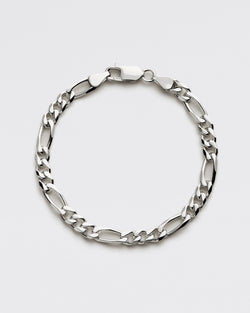 Silver Figaro Bracelet - Westhill