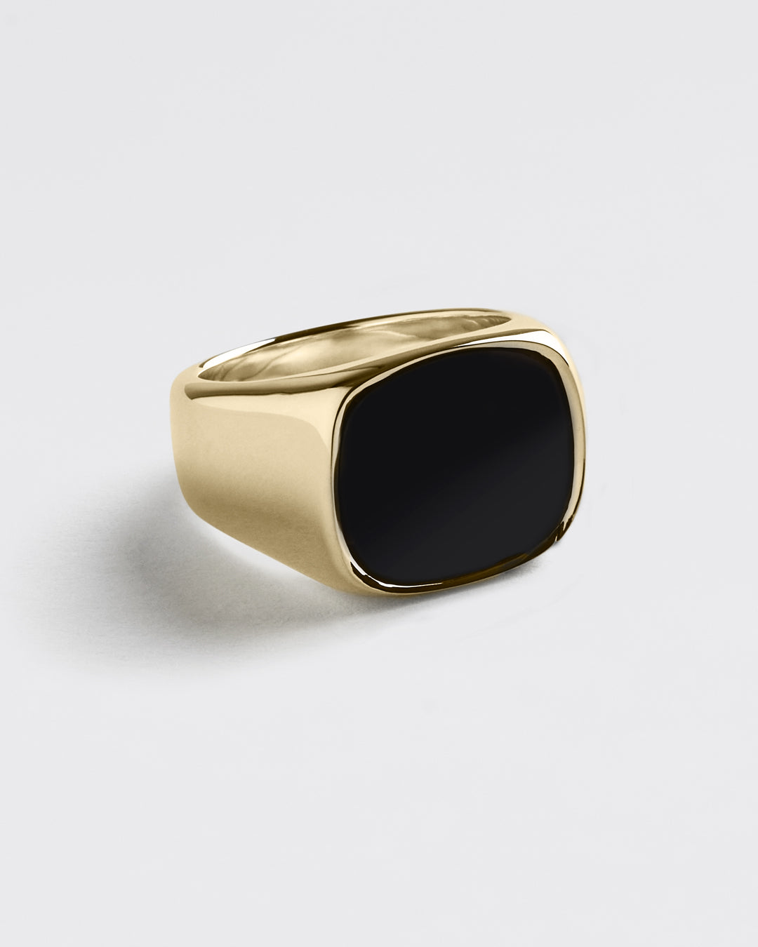 Gold Cushion Signet // Onyx - Westhill