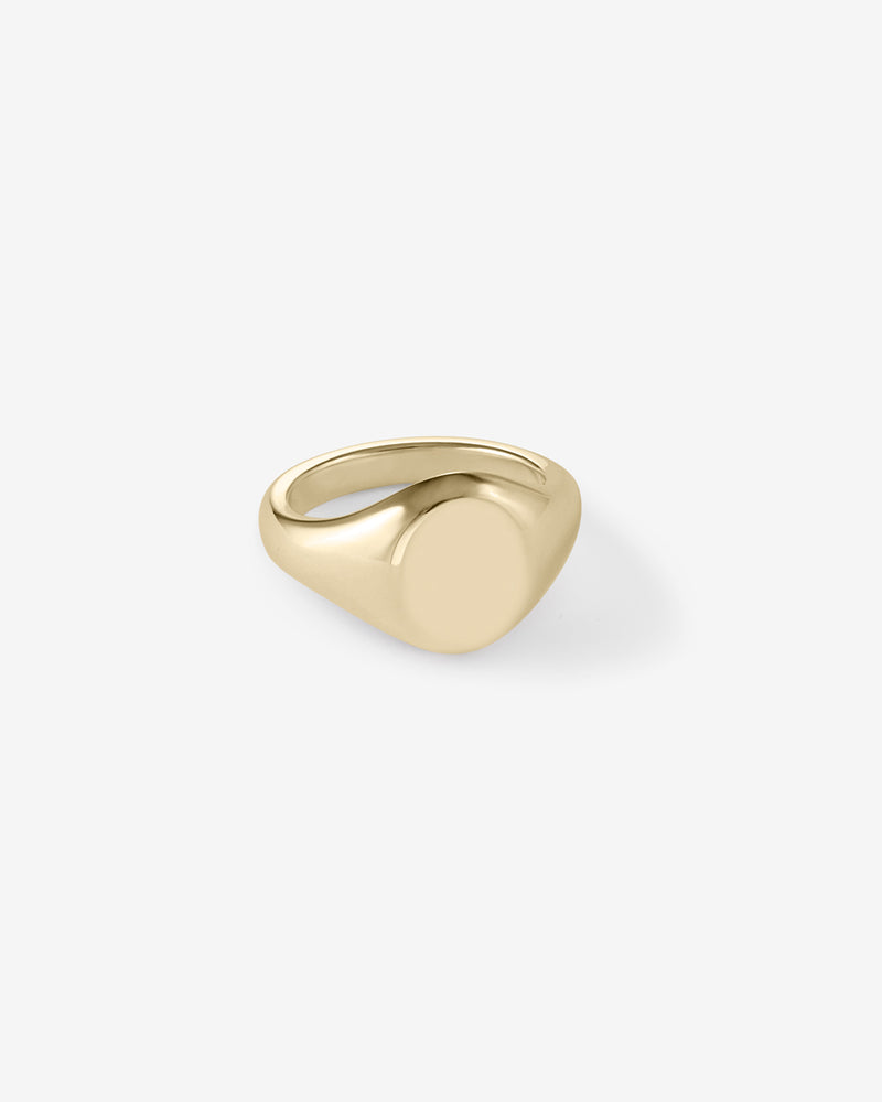 Gold Oval Signet Ring - Westhill