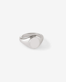 Silver Oval Signet Ring - Westhill