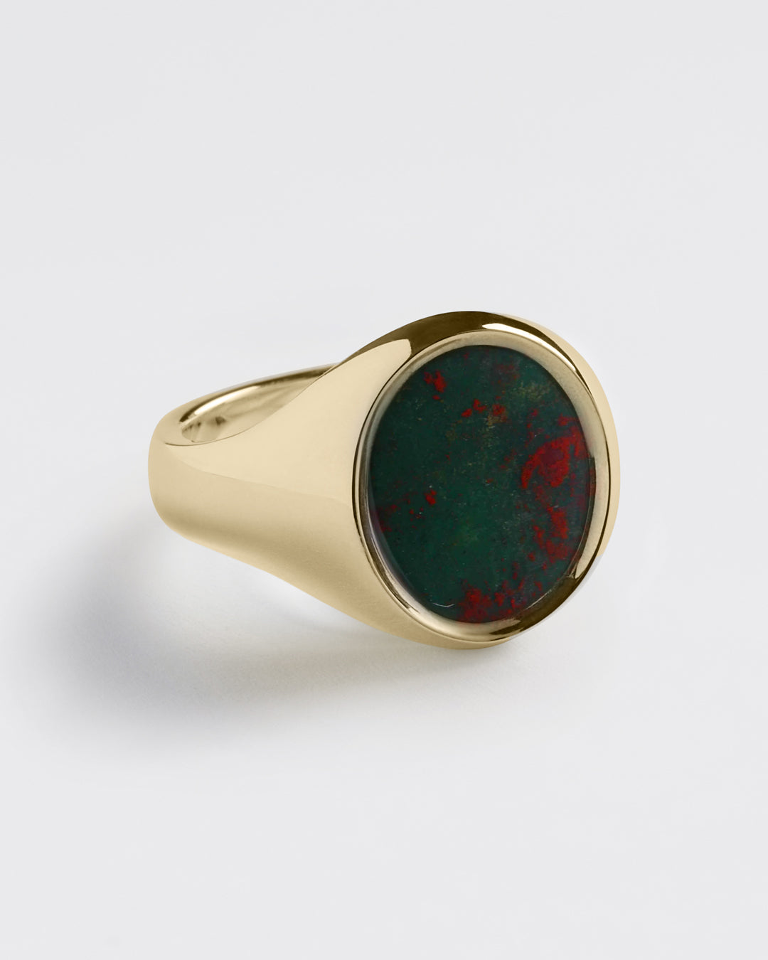 Gold Portrait Signet // Bloodstone - Westhill