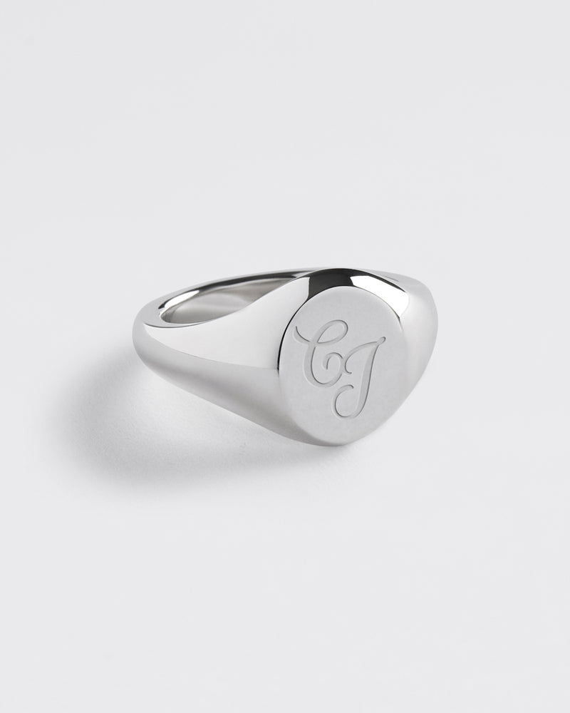 Silver Portrait Signet Ring - Westhill