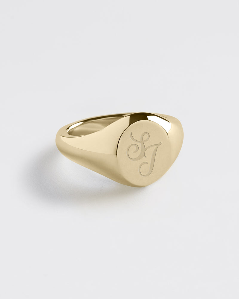 Gold Portrait Signet Ring - Westhill