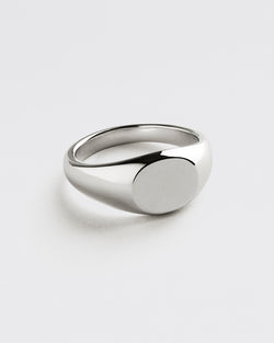 Silver Mid Signet Ring - Westhill