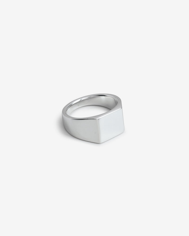 Westhill White Gold Square Signet Ring