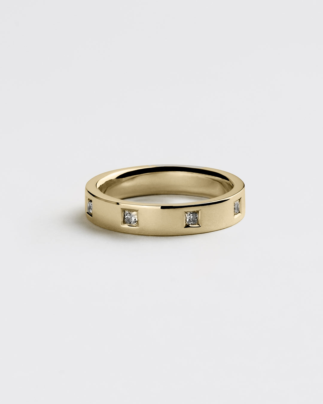 Westhill Gold Diamond Pattern Ring