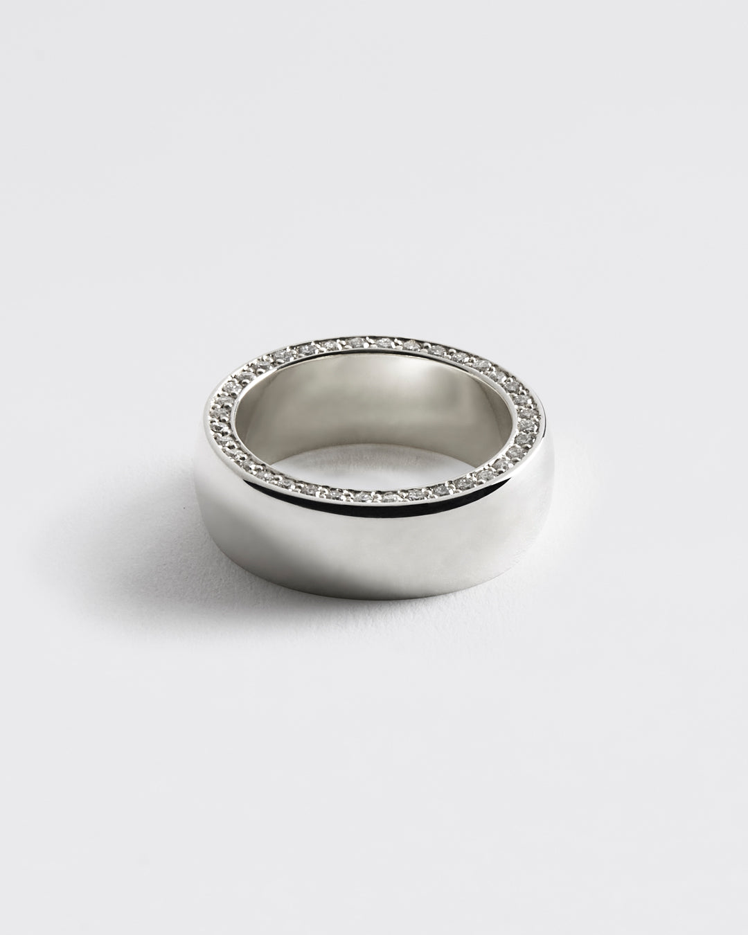 Gold Diamond Halo Band - Rings - Westhill