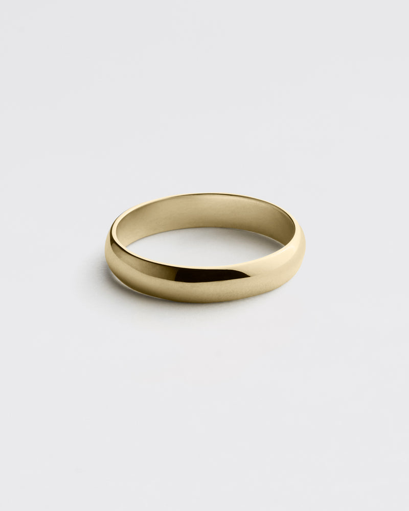 Wedding Band - Gold Curve Band 4.5mm - Westhill