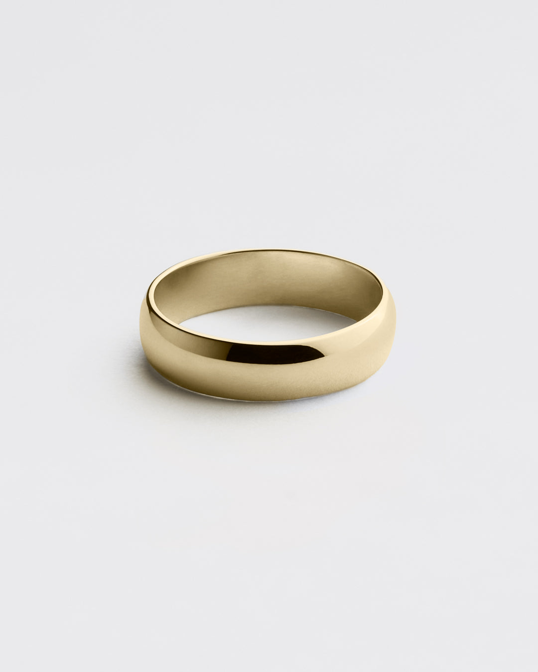 Wedding Band - Gold Curve Band 6mm - Westhill