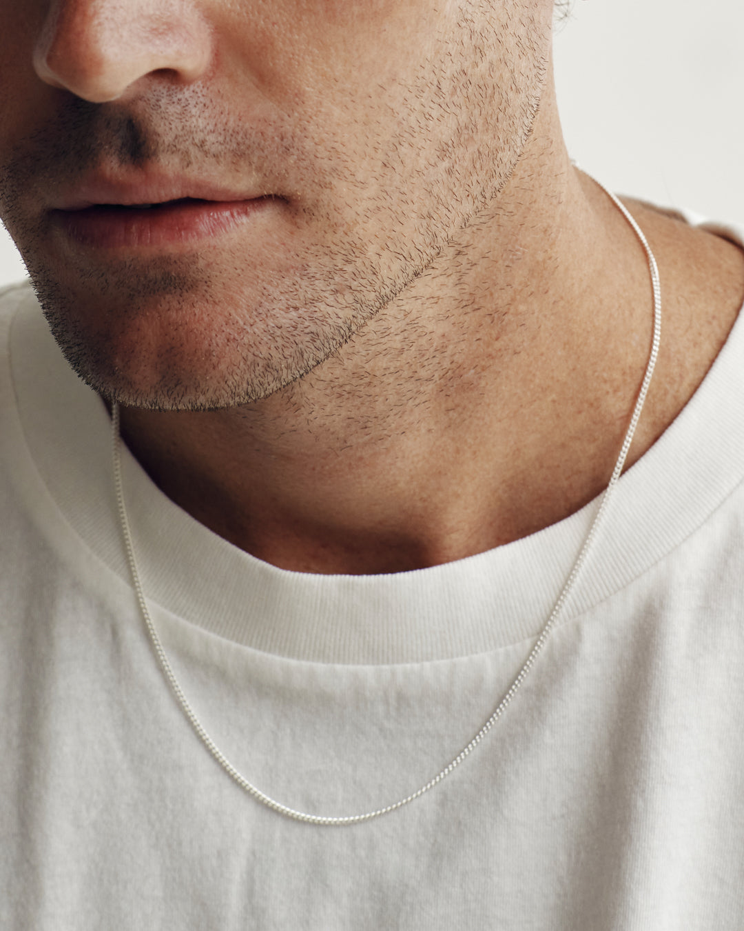 White Gold Curb Chain - Westhill