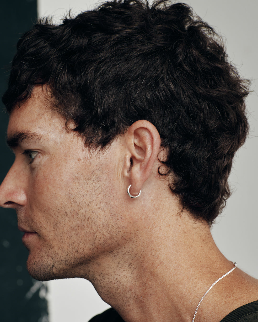 Westhill White Gold Round Earring