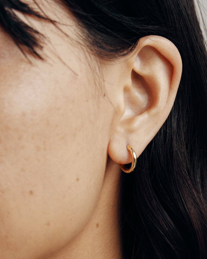 Westhill Gold Round Earring