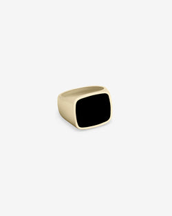 Westhill Gold Cushion XL Signet Ring