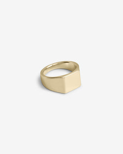 Westhill Gold Square Signet Ring