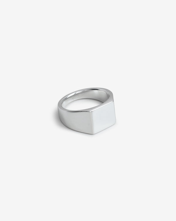 Westhill Silver Square Signet Ring