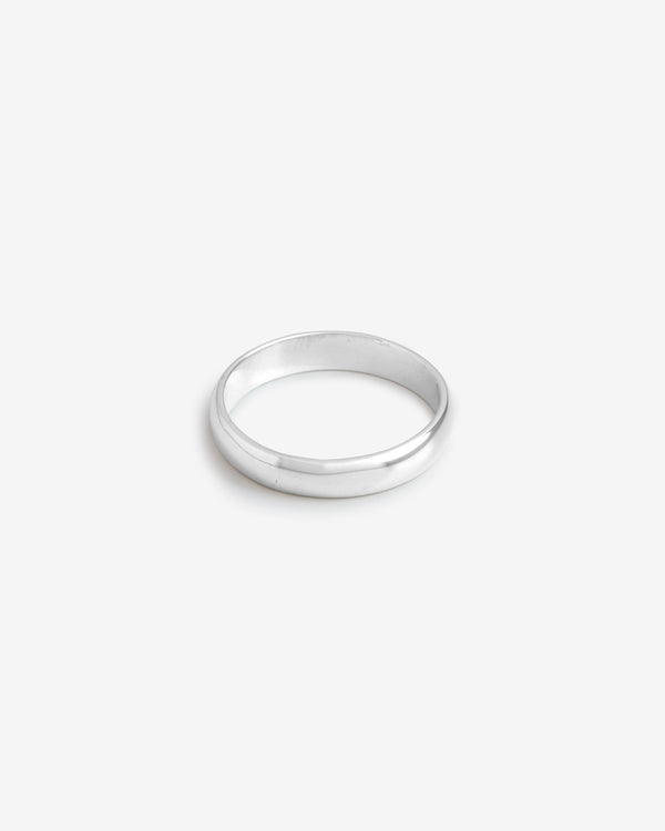 Wedding Band - White Gold Curve Band 4.5mm - Westhill