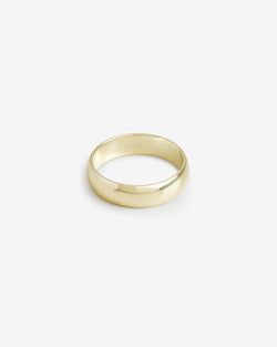 Wedding Band - Gold Curve Band 6mm - Westhill
