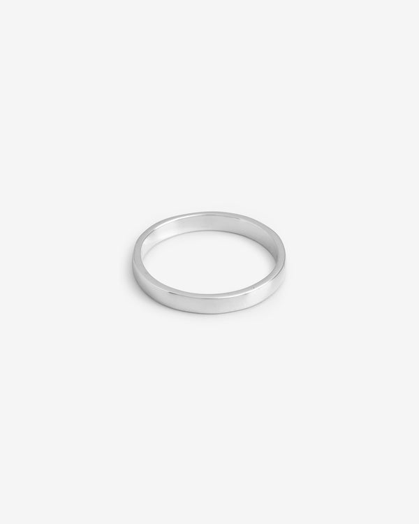 Wedding Band - White Gold Square Band 3mm - Westhill
