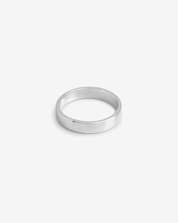 Wedding Band - White Gold Square Band 4.5mm - Westhill