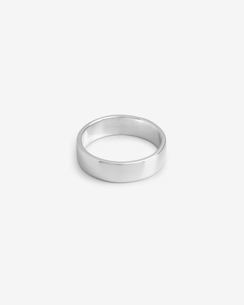 Wedding Band - White Gold Square Band 6mm - Westhill