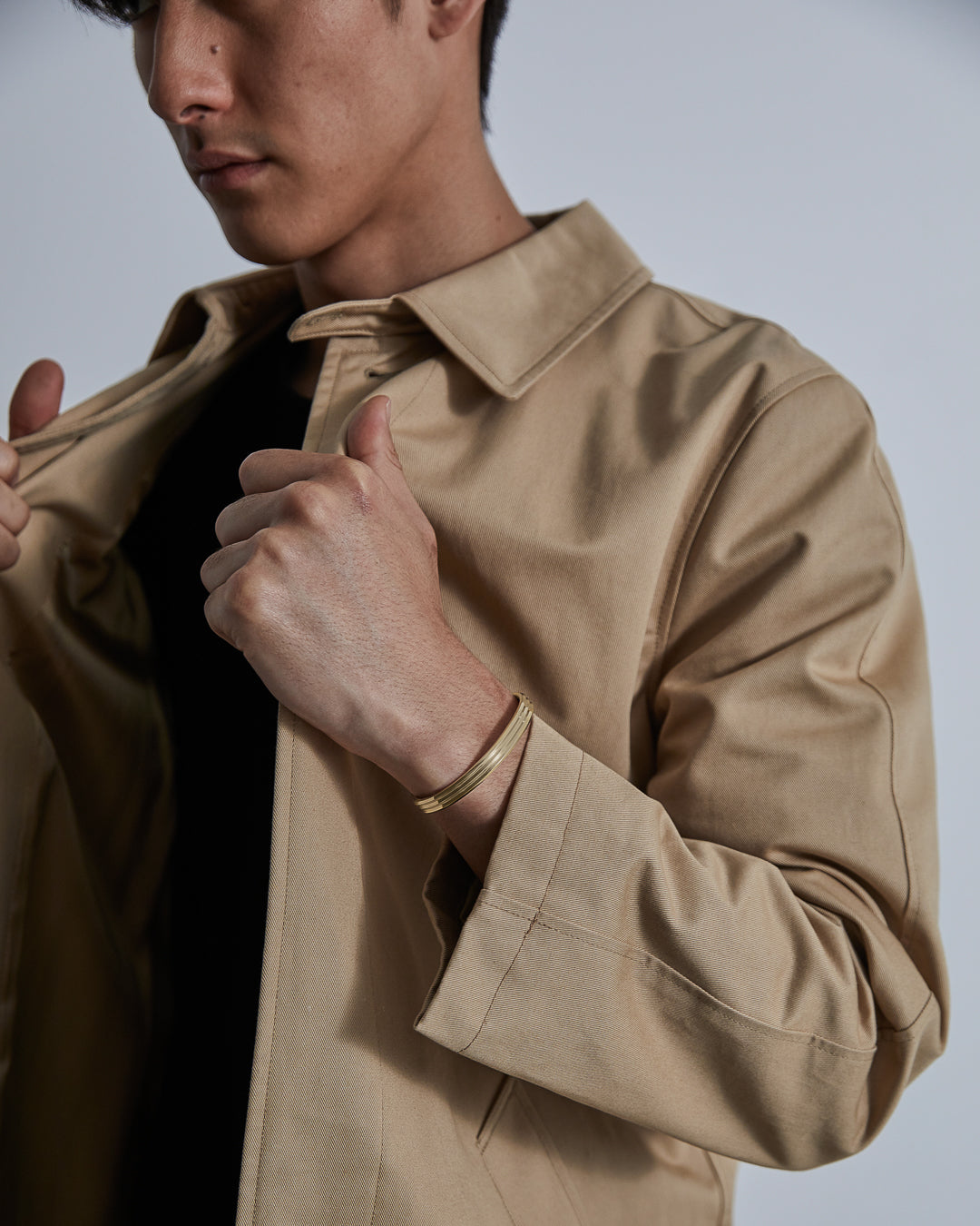 Gold Kyoto Cuff - Westhill Jewellery