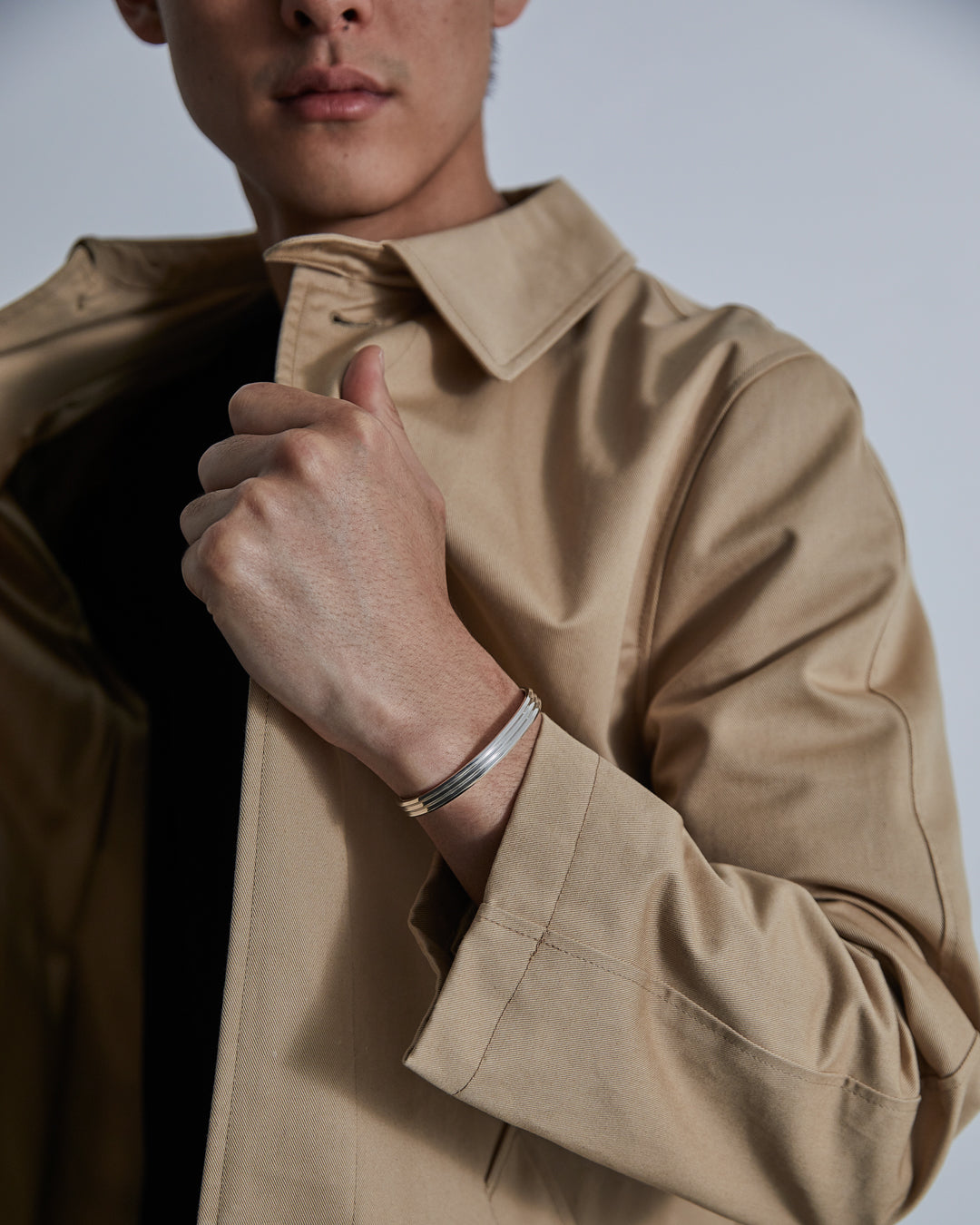 Silver Kyoto Cuff - Westhill Jewellery