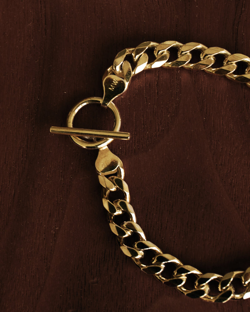 Westhill Gold Curb XL Bracelet