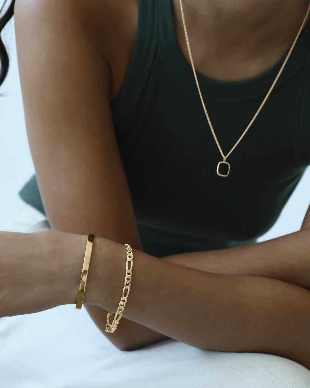 Westhill Gold Cushion Pendant