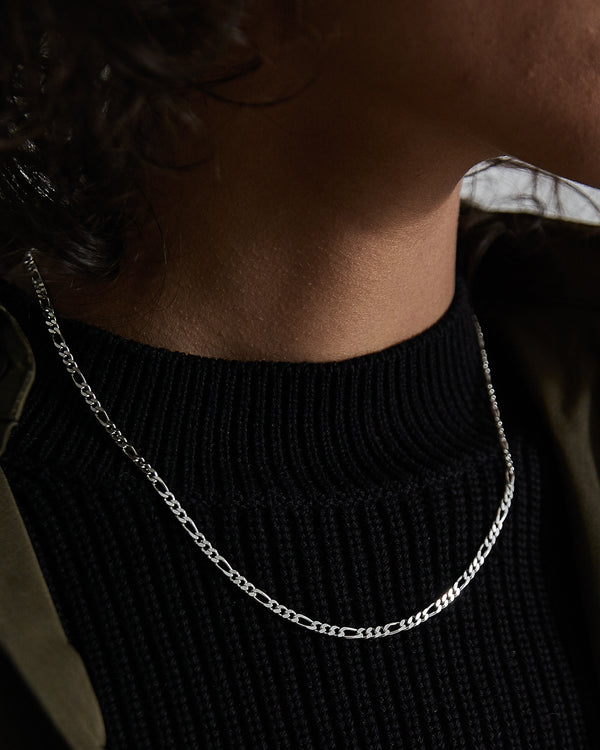 Silver Figaro Chain - Westhill Jewellery