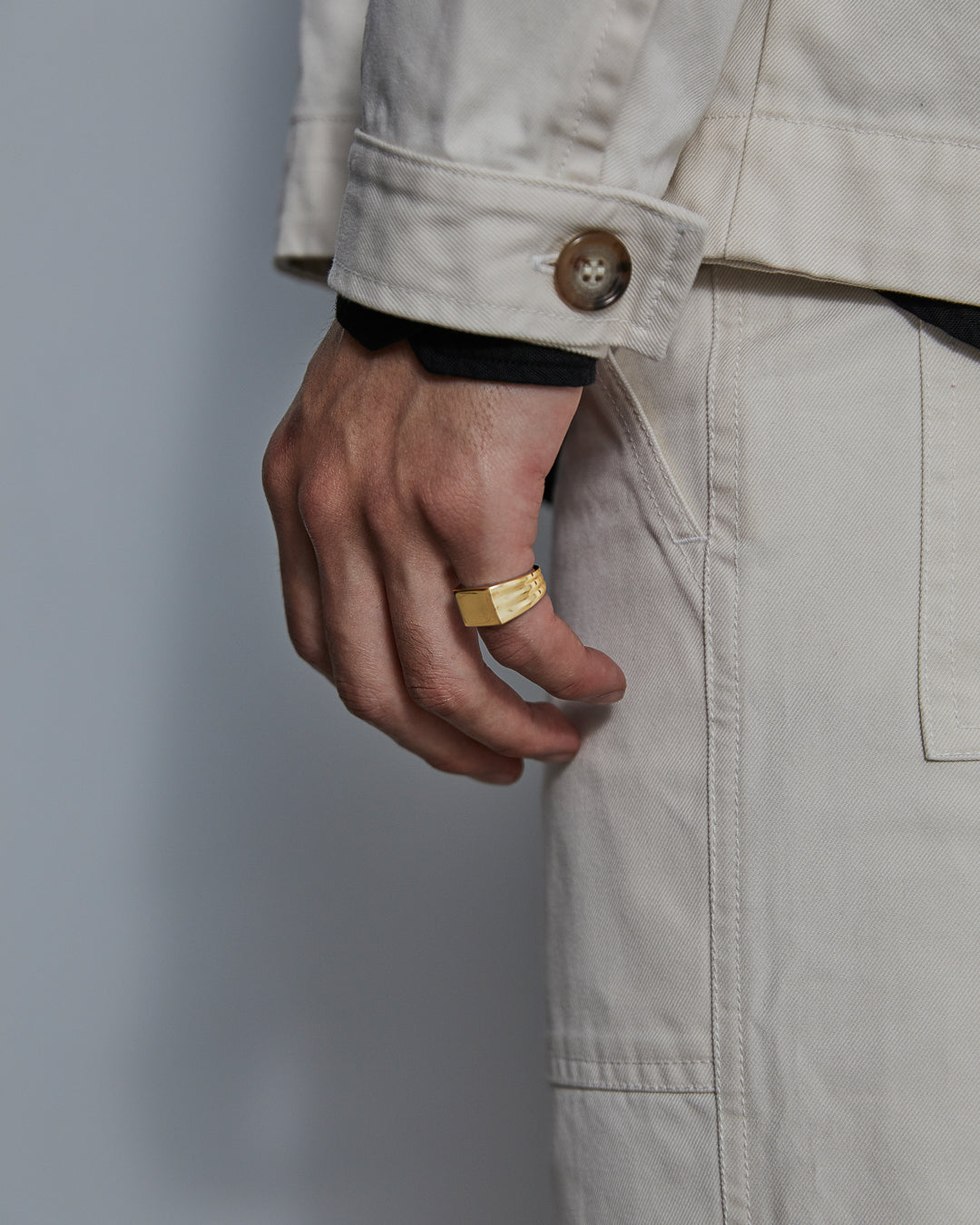 Gold Longrake Signet Ring - Westhill