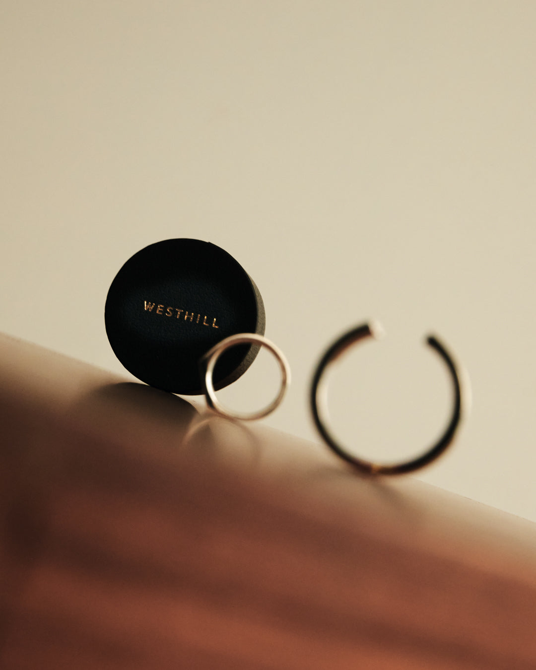 Westhill Silver Diamond Split Ring