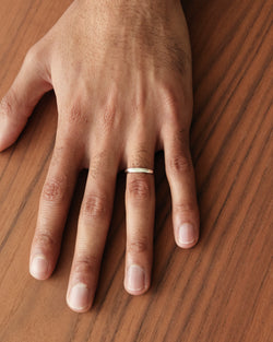 Wedding Band - White Gold Curve Band 3mm - Westhill