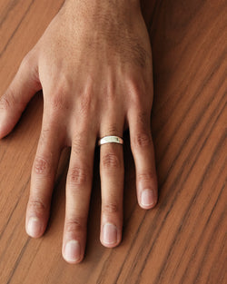 Wedding Band - White Gold Curve Band 6mm - Westhill